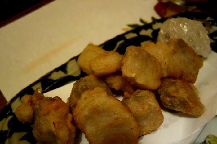 里芋の天ぷら